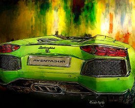 Aventador-digital-painting