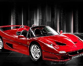 Ferrari F50 black Skyline